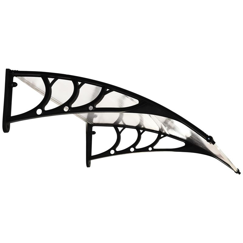 PENSILINA TETTOIA IMPERMEABILE E ANTI-UV IN POLICARBONATO 80 X 100 X 23 CM