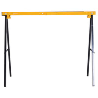 SET 2 CAVALLETTI DA LAVORO PIEGHEVOLI IN ACCIAIO PORTATA 250 KG