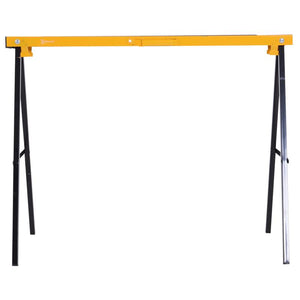 SET 2 CAVALLETTI DA LAVORO PIEGHEVOLI IN ACCIAIO PORTATA 250 KG