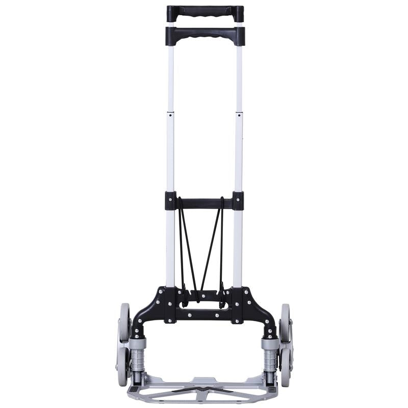 CARRELLO PORTAPACCHI PIEGHEVOLE IN ALLUMINIO CON 6 RUOTE PER SCALE CARICO 70KG