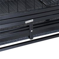 GABBIA BOX PER CANI CUCCIOLI DA INTERNO ESTERNO CON ROTELLE 92×62×75CM