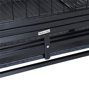 GABBIA BOX PER CANI CUCCIOLI DA INTERNO ESTERNO CON ROTELLE 92×62×75CM