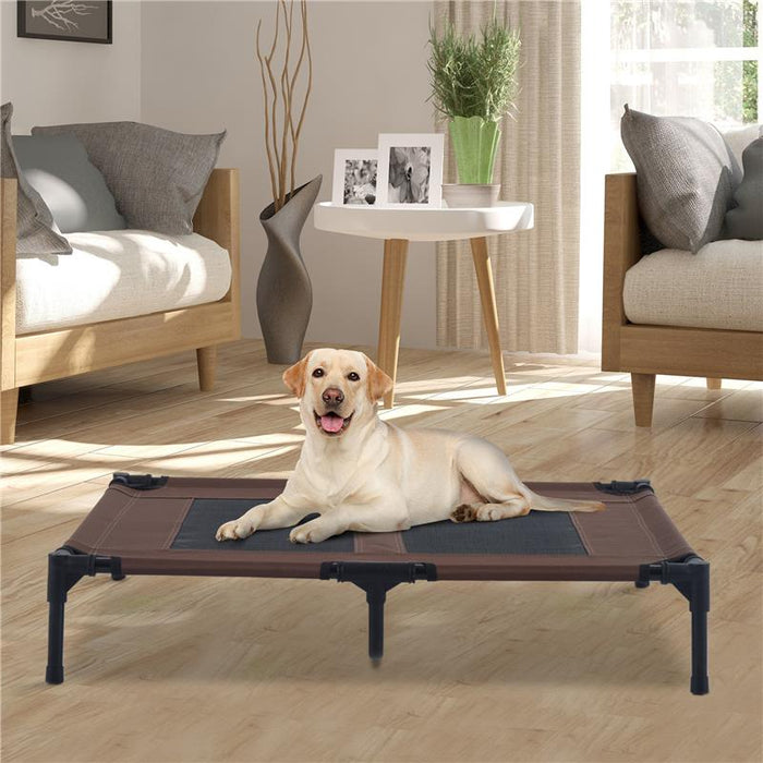 BRANDINA PER CANI GRANDI PIEGHEVOLE METALLO E TESSUTO OXFORD TRASPIRANTE