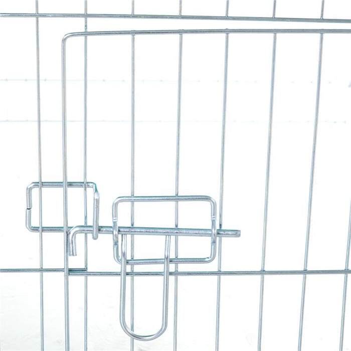 RECINTO PER ANIMALI DOMESTICI CON COPERTURA IMPERMEABILE 6 MODULI 59 X 60CM