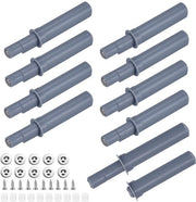 Sistema di apertura a richiesta per ante 10 pezzi - Dampened shock absorber - Sistema di chiusura delle ante - Blocco magnetico - Materiale ABS duraturo - Adatto per mobili - Sistema di ante