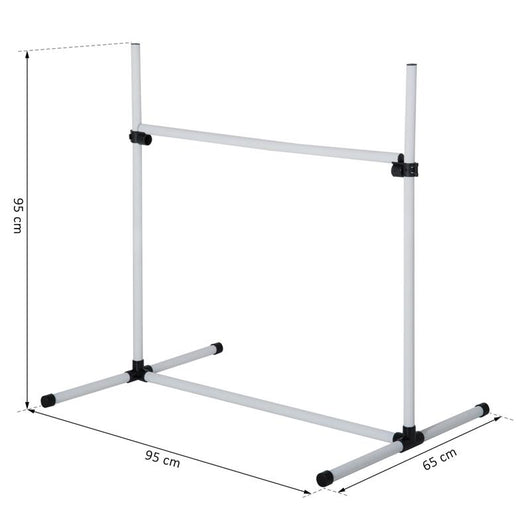 SET 4 OSTACOLI AGILITY DOG PER ADDESTRAMENTO CANI CON SACCA DI TRASPORTO