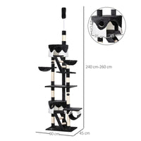 TIRAGRAFFI A SOFFITTO MULTILIVELLO 240 - 260 CM CUCCE SCALE CORDE SISAL