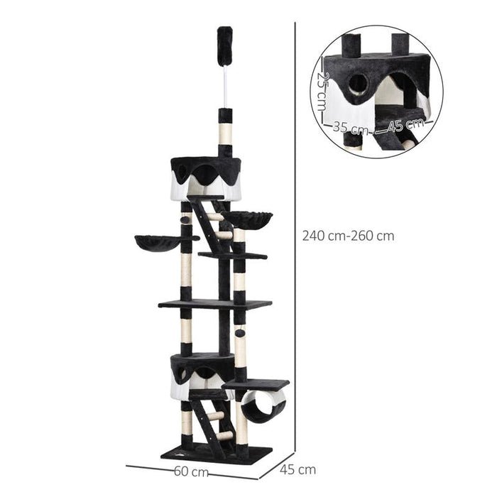 TIRAGRAFFI A SOFFITTO MULTILIVELLO 240 - 260 CM CUCCE SCALE CORDE SISAL