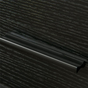 COMODINO MODERNO CON CASSETTO E RIPIANO APERTO 45X 40 X 60 CM NERO