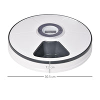 DISTRIBUTORE AUTOMATICO CROCCHETTE 6 PASTI CIOTOLE CON TIMER DISPLAY A BATTERIE