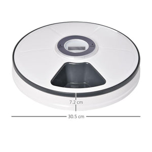 DISTRIBUTORE AUTOMATICO CROCCHETTE 6 PASTI CIOTOLE CON TIMER DISPLAY A BATTERIE