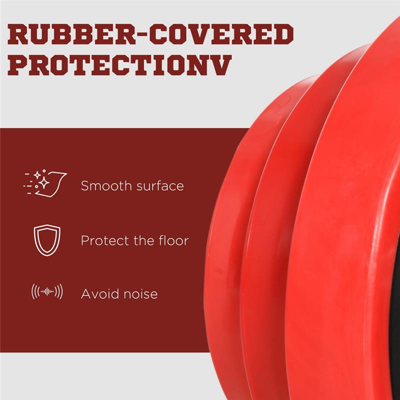 SET 2 MANUBRI CON PESI IN METALLO E SABBIA DI FERRO RIVESTITI IN GOMMA  40KG TOTALI