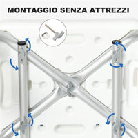 SEDIA PER DOCCIA CON IMBOTTITURA E ALTEZZA REGOLABILE