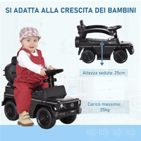 MACCHINA A SPINTA MODELLO MERCEDES-BENZ G350 PER BAMBINI NERO