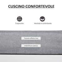 PANCA SCARPIERA CON CUSCINO CASSETTO E 3 VANI APERTI IN LEGNO 81X31.5X49CM