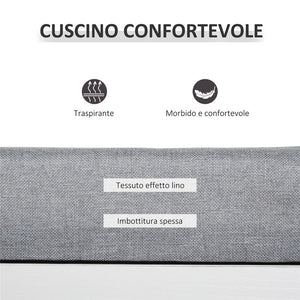 PANCA SCARPIERA CON CUSCINO CASSETTO E 3 VANI APERTI IN LEGNO 81X31.5X49CM