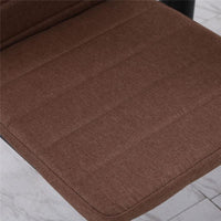 SET 4 SEDIE IMBOTTITE STILE MODERNO IN METALLO E TESSUTO CACHI