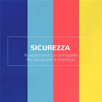 SET COSTRUZIONI MORBIDE DA 4 PEZZI GIOCO EDUCATIVO PER BAMBINI ETÀ 1-3 ANNI PER CASA E SCUOLA - MULTICOLORE
