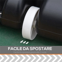 CANESTRO BASKET PER BAMBINI E ADULTI CON TABELLONE IN PVC REGOLABILE 210-260 CM