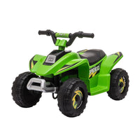 QUAD PER BAMBINI ELETTRICO CON BATTERIA RICARICABILE 6V VERDE