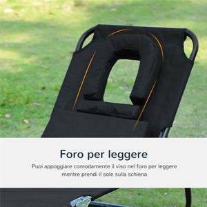 LETTINO PRENDISOLE  CON APERTURA FRONTALE 190 X 56 X 28 CM NERO