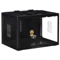 TARTARUGHE DI TERRA CAMALEONTE, IGUANA, GECO E RETTILI IN VETRO CON TERMOMETRO