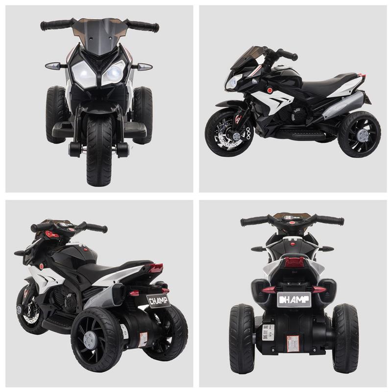 MOTO ELETTRICA PER BAMBINI 3-5 ANNI NERA