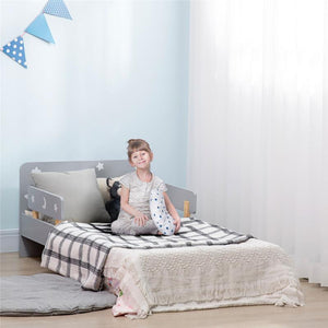 LETTO PER BAMBINI 3-6 ANNI CON STELLE E LUNA 143 X 76 X H49 CM