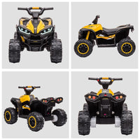 QUAD ELETTRICO PER BAMBINI 12 V ETÀ 3-5 ANNI GIALLO