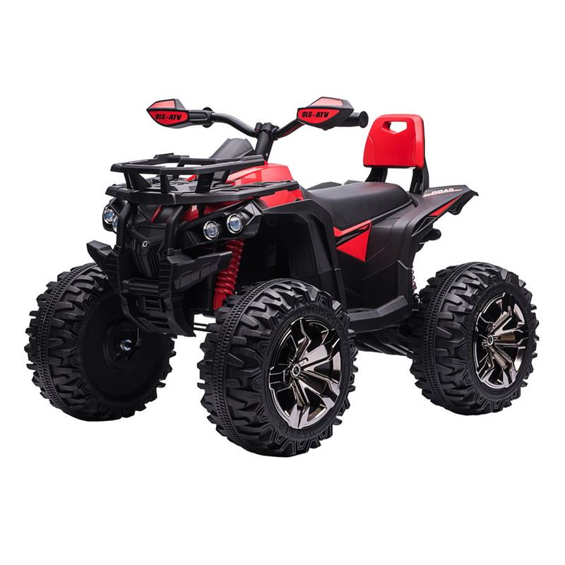 QUAD PER BAMBINI ELETTRICO 12V CON FARI FUNZIONANTI E PEDALE ETÀ 3-5 ANNI