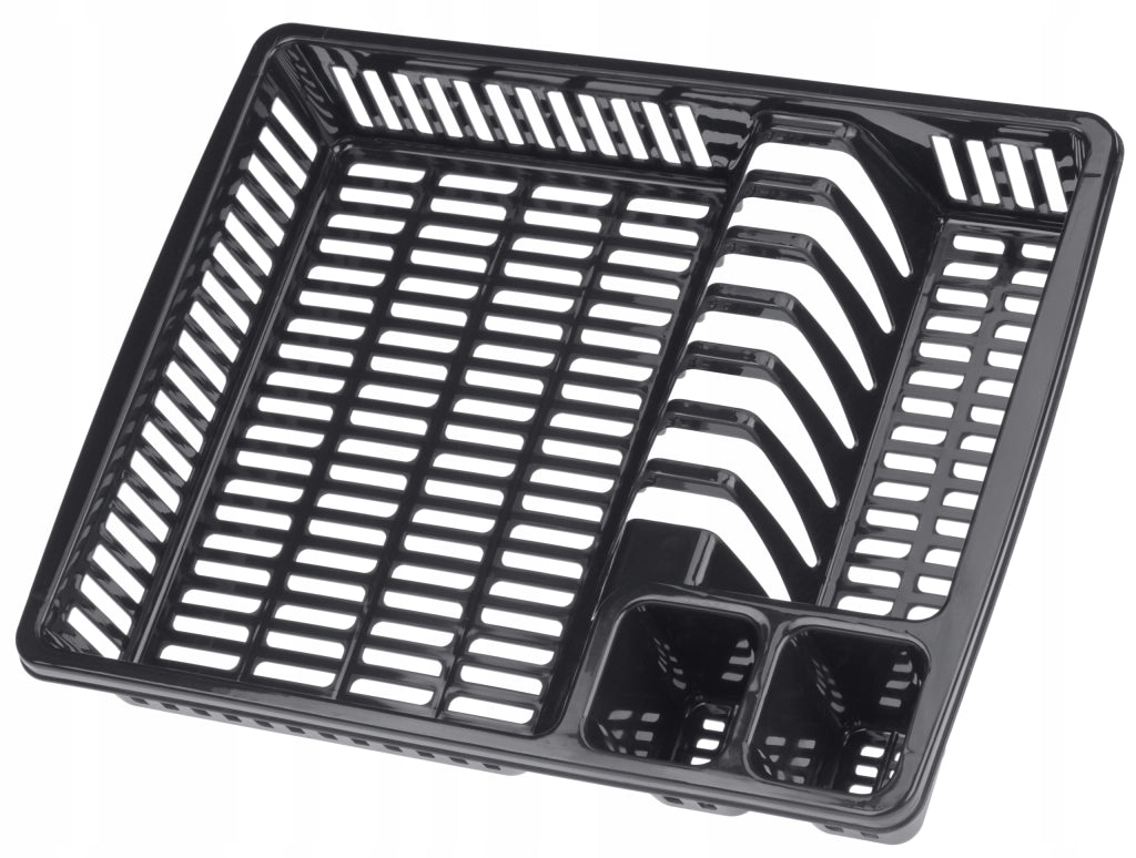 Scolapiatti KADAX per posate, piccolo, a un solo livello, in plastica, 38 cm