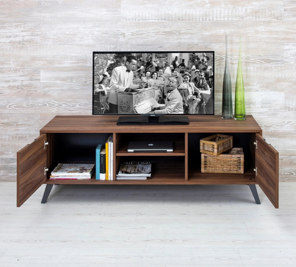 Mobilte tv Lignum 2 ante con ripiani interni | Duzzle