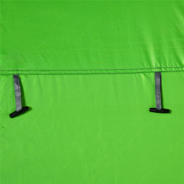 TENDA DOCCIA DA CAMPEGGIO CON PORTA A CERNIERA 126 X 124 X 189 CM VERDE