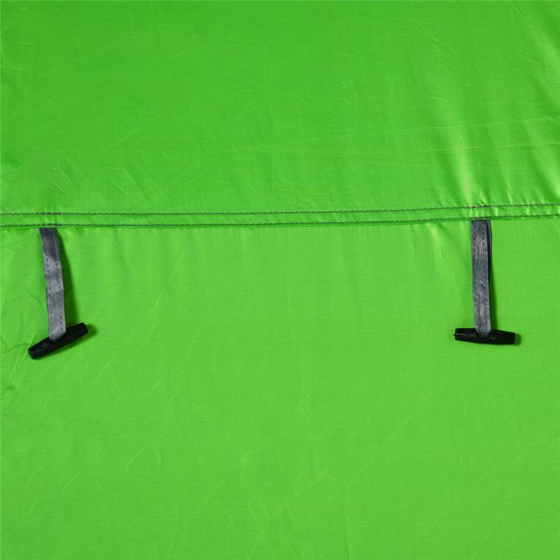TENDA DOCCIA DA CAMPEGGIO CON PORTA A CERNIERA 126 X 124 X 189 CM VERDE
