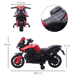 MOTO ELETTRICA PER BAMBINI ETÀ 18-48 MESI ROSSA