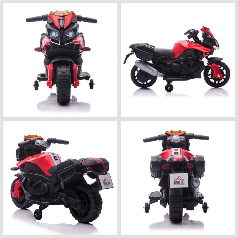 MOTO ELETTRICA PER BAMBINI ETÀ 18-48 MESI ROSSA