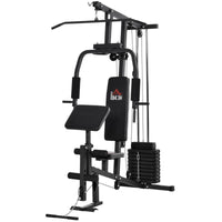 STAZIONE FITNESS ALLENAMENTO A CASA E PROFESSIONALE IN ACCIAIO148X108X207 CM