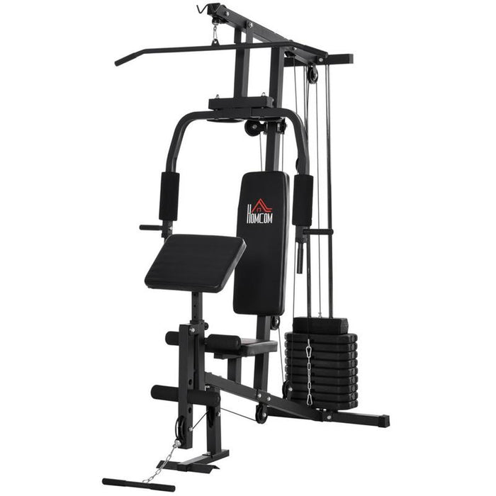 STAZIONE FITNESS ALLENAMENTO A CASA E PROFESSIONALE IN ACCIAIO148X108X207 CM
