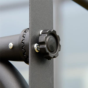 DONDOLO A 2 POSTI DA GIARDINO CON TETTUCCIO REGOLABILE 140 X 118 X 162CM BEIGE