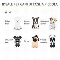 CASETTA PER CANI DA INTERNO IN LEGNO E ACCIAIO CON CUSCINO RIMOVIBILE E LAVABILE PER CANI DI PICCOLA TAGLIA