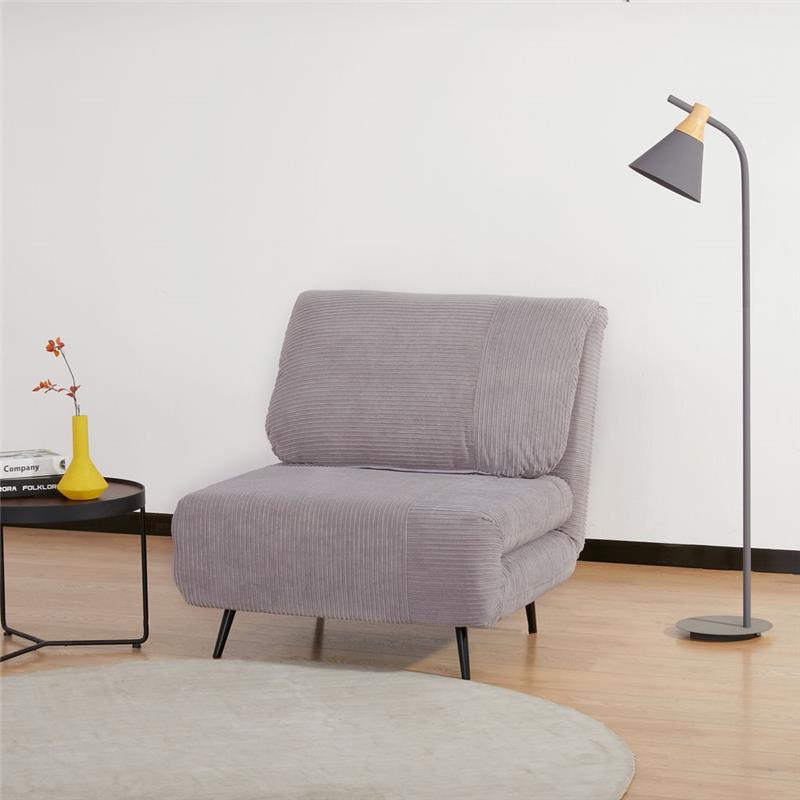 POLTRONA LETTO 2 IN 1 SINGOLA CON SCHIENALE REGOLABILE SU 3 LIVELLI