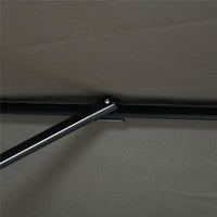 OMBRELLONE DA GIARDINO CON ANGOLAZIONE REGOLABILE SU 5 LIVELLI GRIGIO