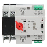 Interruttore automatico - 100A Interruttore di protezione - Rapida commutazione - 2P 220V - affidabile e sicuro - Adatto per uso domestico
