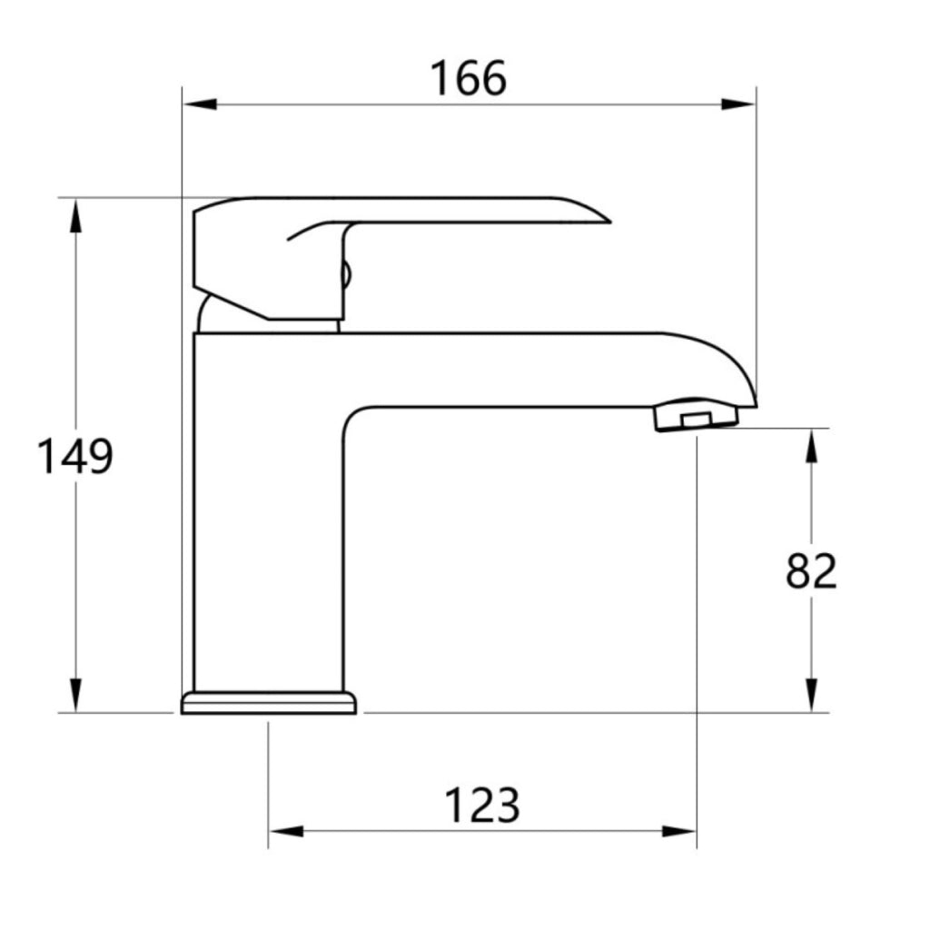 Miscelatore rubinetto america per lavabo in ottone colore cromato con piletta *** confezione 1