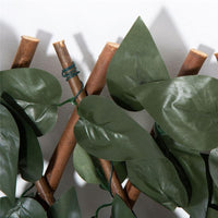 SIEPE FINTA 8 PEZZI PARETE VERDE ESTENSIBILE PER ESTERNI 200X100CM