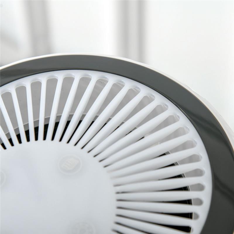 PURIFICATORE D'ARIA CON FILTRO HEPA CARBONE ATTIVO E 3 VELOCITÀ REGOLABILI BIANCO