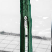 SERRA DA BALCONE COMPATTA CON 4 RIPIANI E COPERTURA IN PVC TRASPARENTE, 70X50X160CM