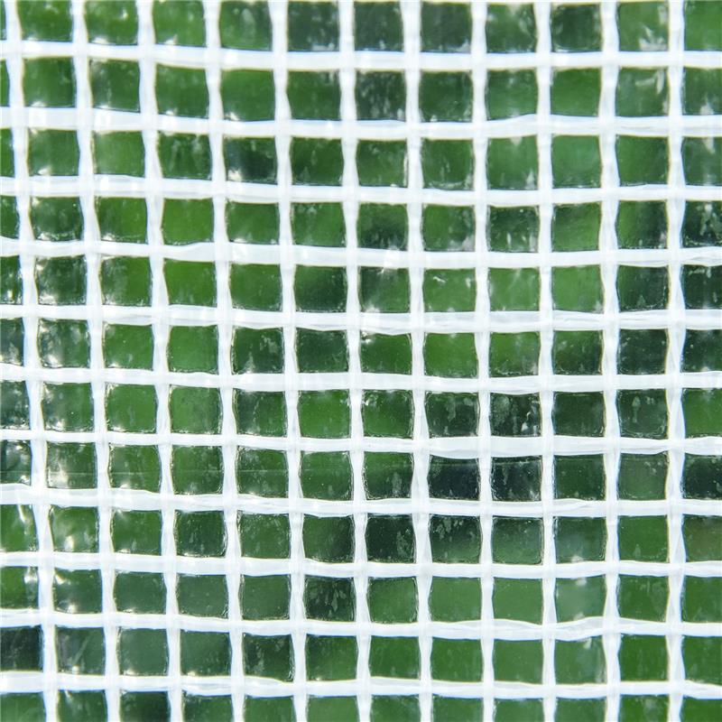 SERRA DA GIARDINO A TUNNEL IN PE CON BORDI ALLUNGATI E PORTE A CERNIERA, 270X90X90 CM, BIANCO