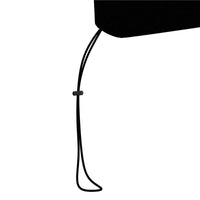 COPERTURA TAVOLO DA PING PONG 257X153X5 CM IN POLIETILENE NERO CON FIBBIE E CERNIERE INCLUSE