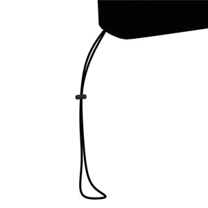 COPERTURA TAVOLO DA PING PONG 257X153X5 CM IN POLIETILENE NERO CON FIBBIE E CERNIERE INCLUSE